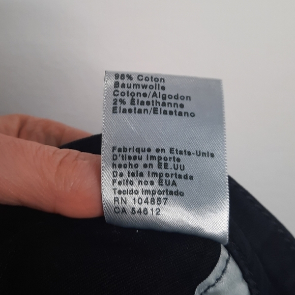 AG Black The Stevie Slim Straight Step Hem Ankle Jeans 25 - Picture 7 of 8